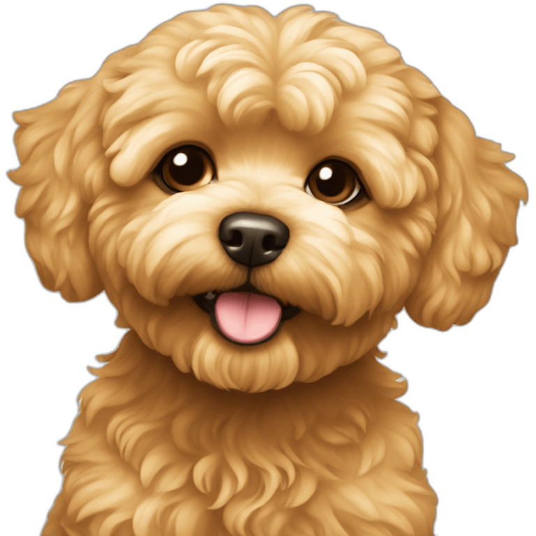 golden maltipoo emoji