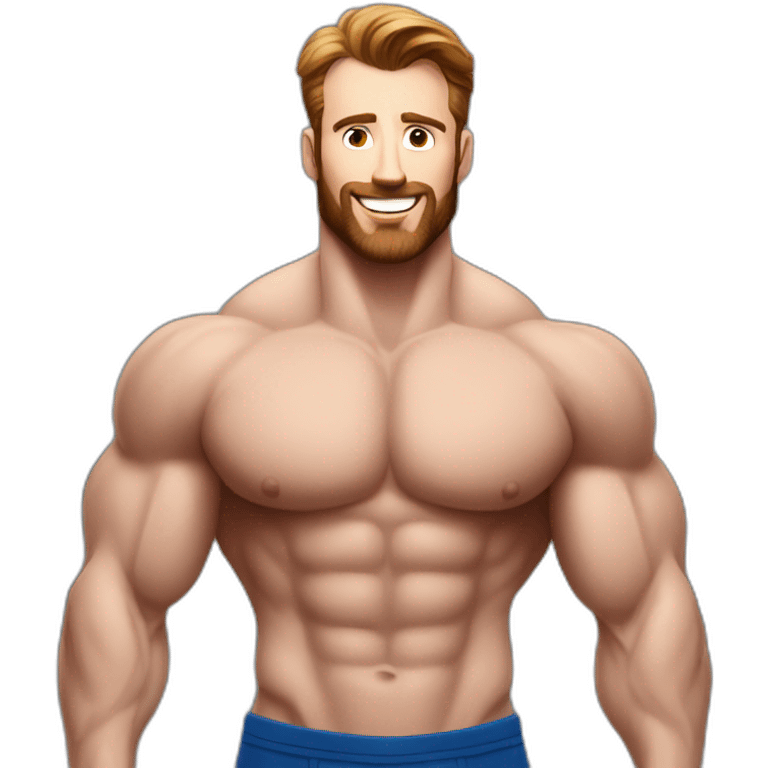 Chris Evans Bodybuilder giant emoji