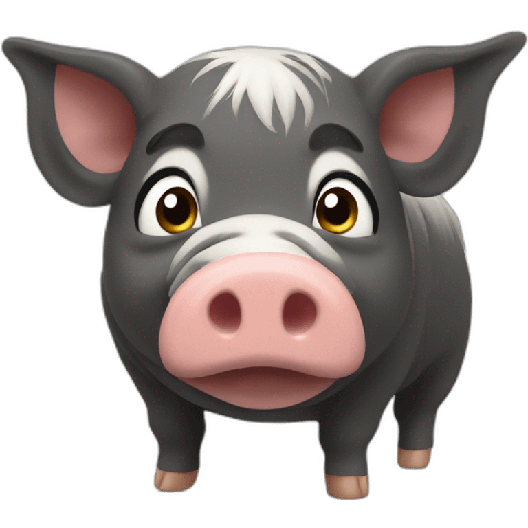 Cochon qui pete emoji