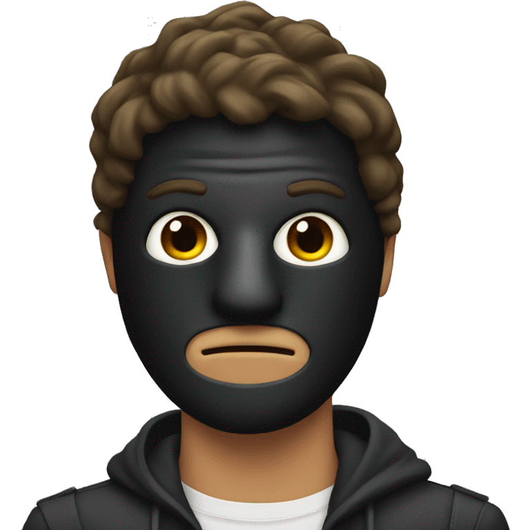 Masked men emoji