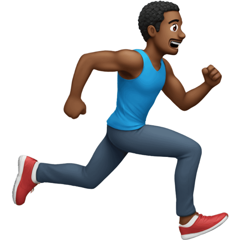 Man running emoji