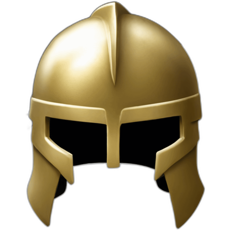 Spartan with a helmet on like the movie 300 emoji