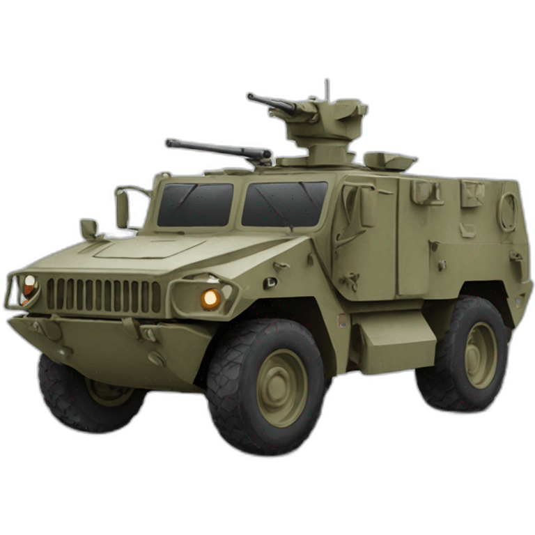 military vehicle emoji