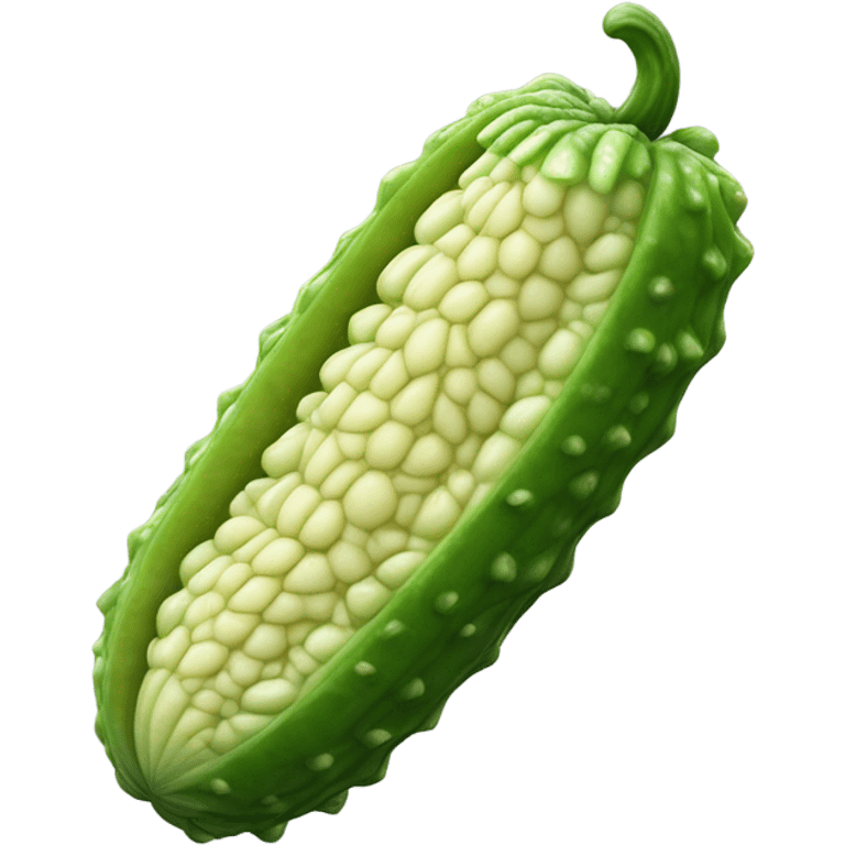 BitterMelon vegetable  emoji