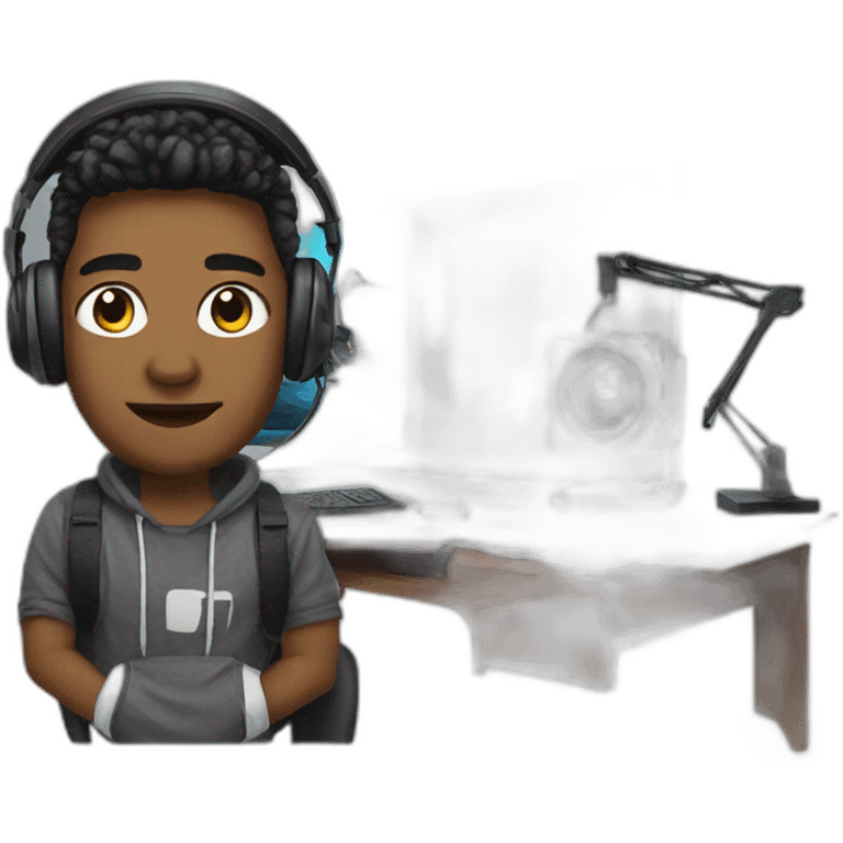 youtuber WITH GAMING SETUP emoji