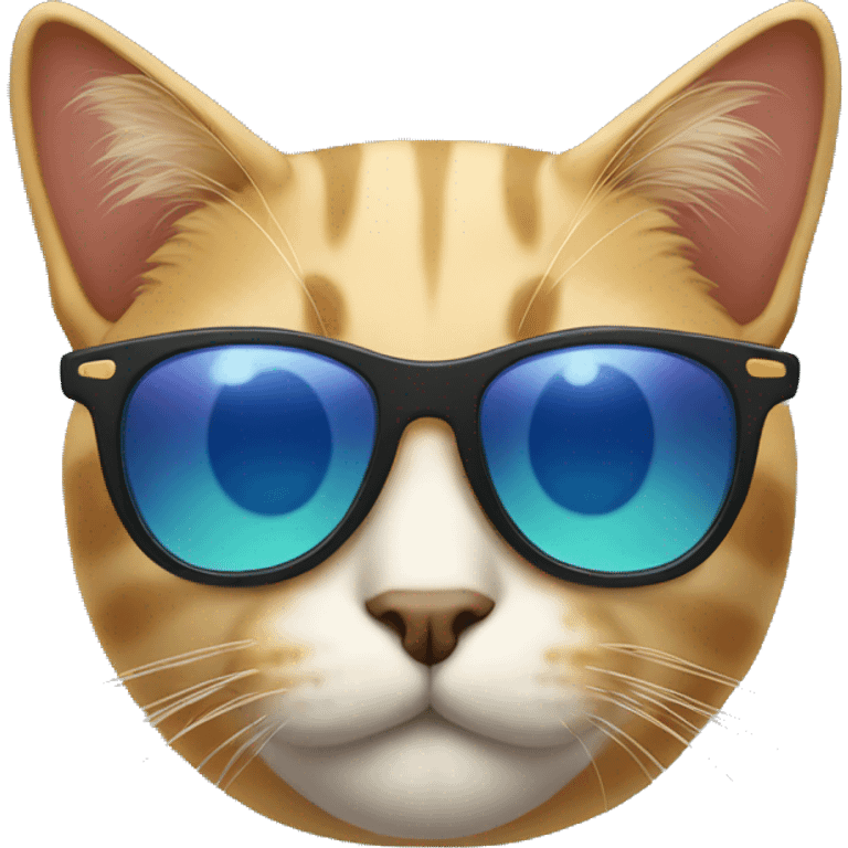 Cat wearing a sunglasses  emoji