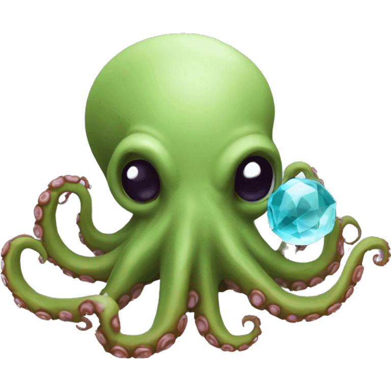 Octopus Gypsy with crystal ball emoji