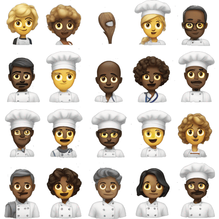 too many cooks emoji