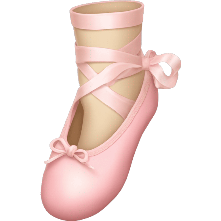 Create a pink-beige heart like the color of the ballet toe shoes. emoji