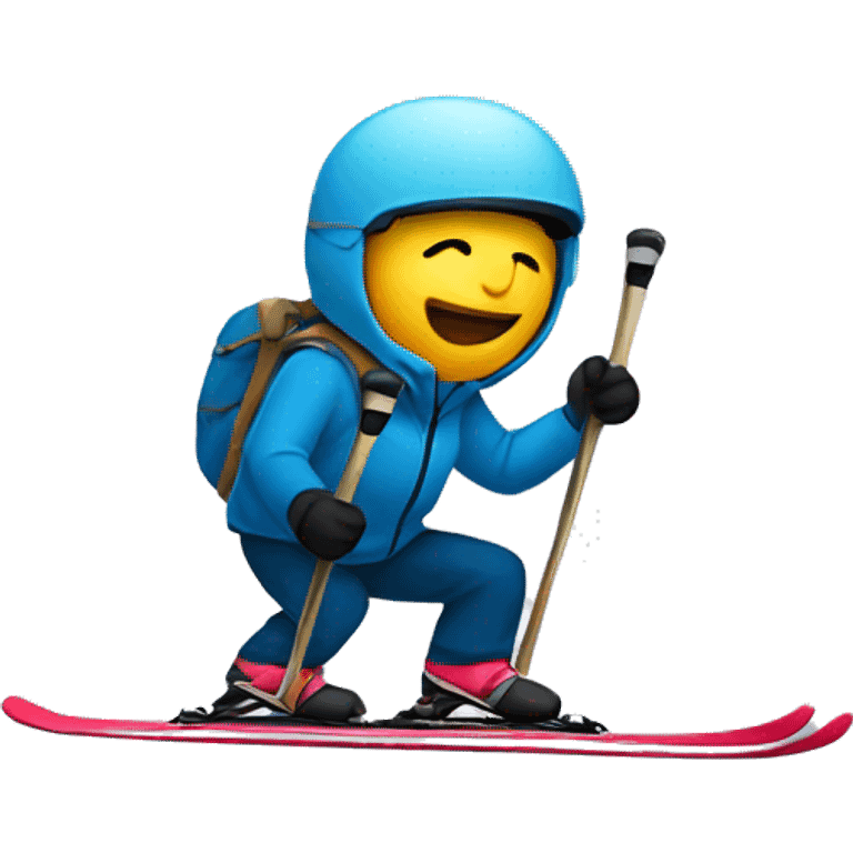 skiing in alaska emoji