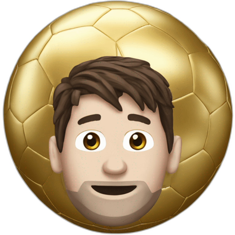 Messi ballon d'or emoji