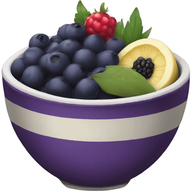 açaí bowl  emoji