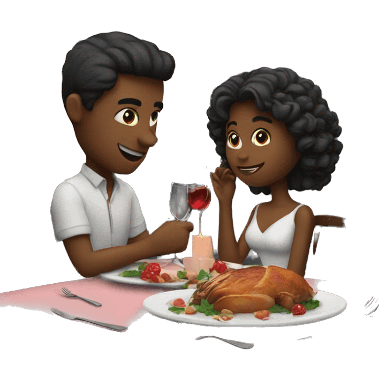 Romantic dinner emoji