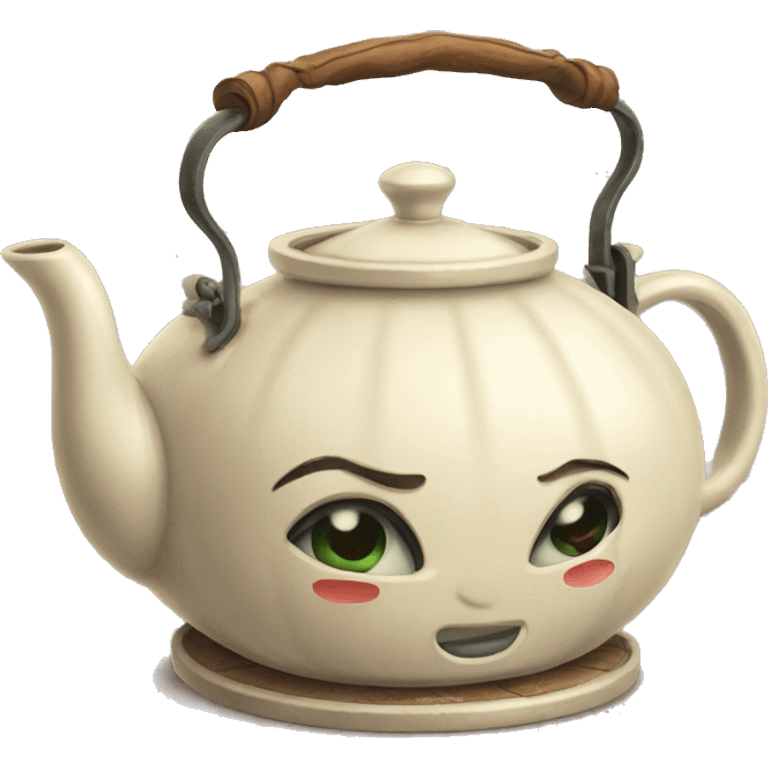 Vintage teapot emoji