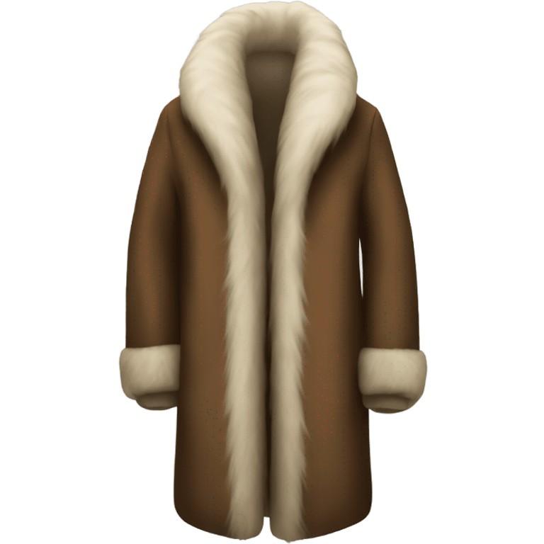 Long fur coat emoji