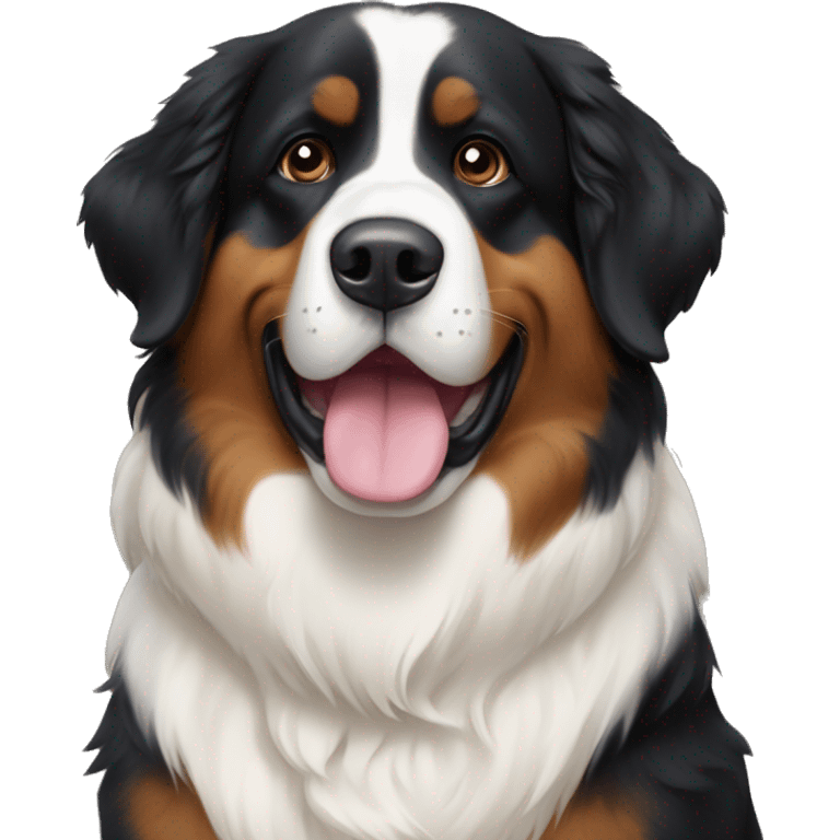 Great Bernese and Pyrenees mix emoji