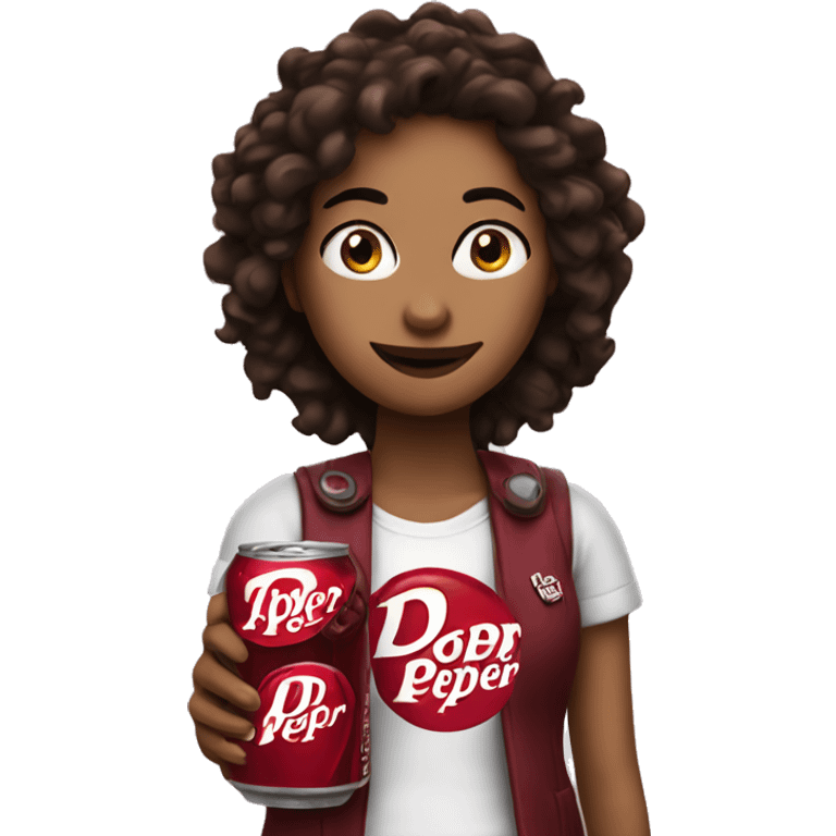 tara yummy holding dr pepper emoji