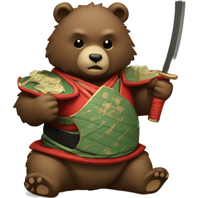 samurai bear poker victory emoji