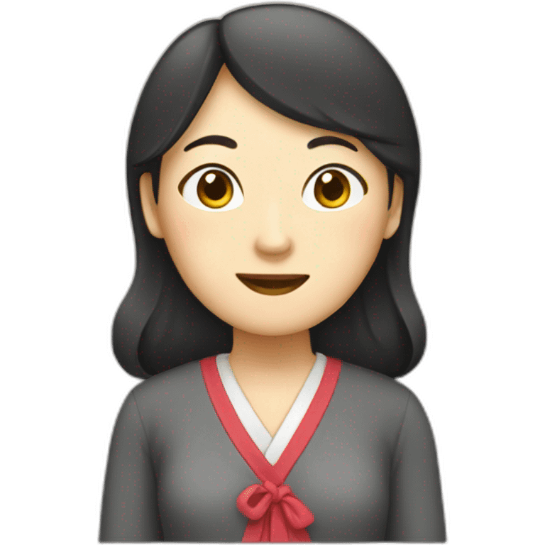 lady chinese's language teacher emoji