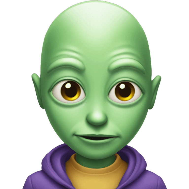 A gay alien  emoji