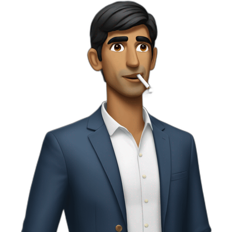 Rishi sunak smoking emoji