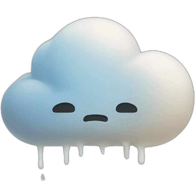 sad cloud emoji