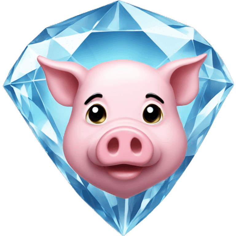 diamond pig emoji