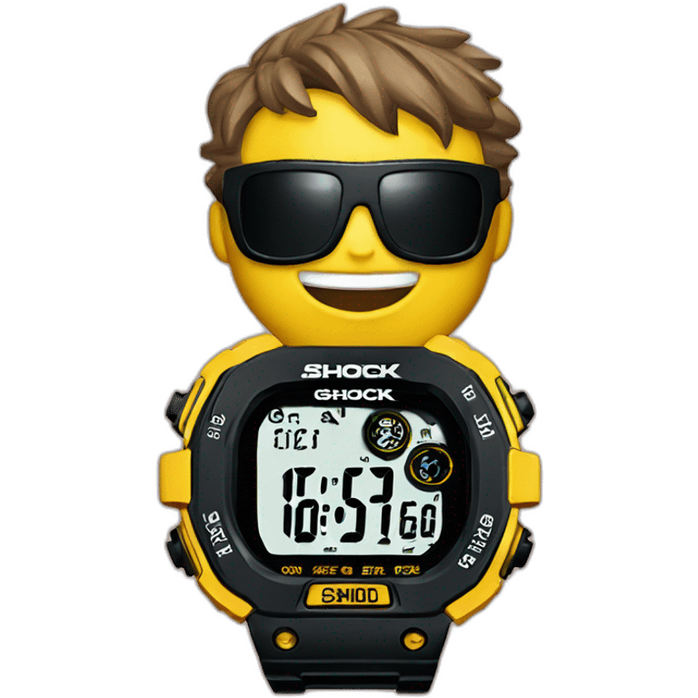 g-shock g-man emoji