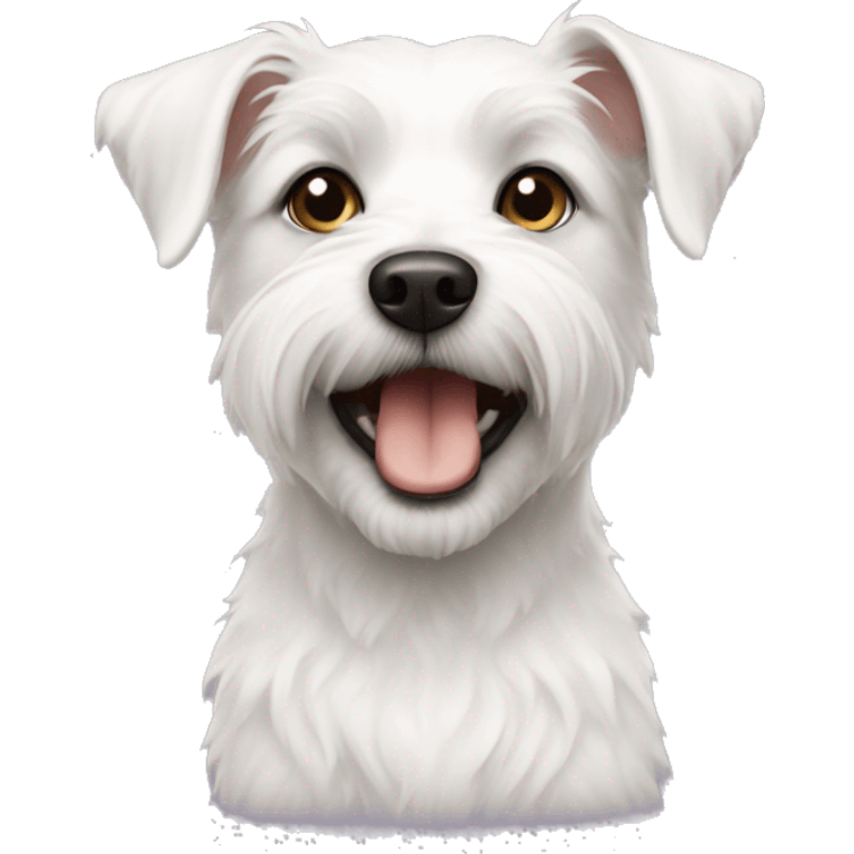 White terrier mix emoji