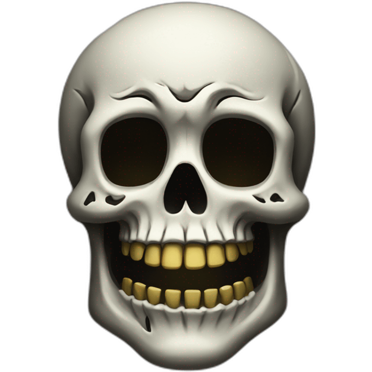 skull day of dead emoji