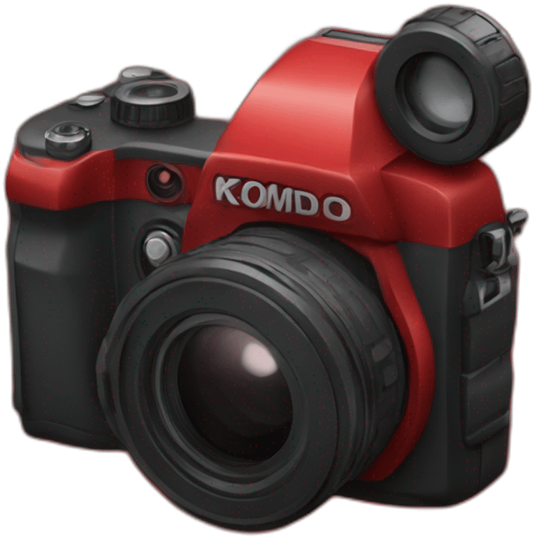 Red Komodo camera emoji