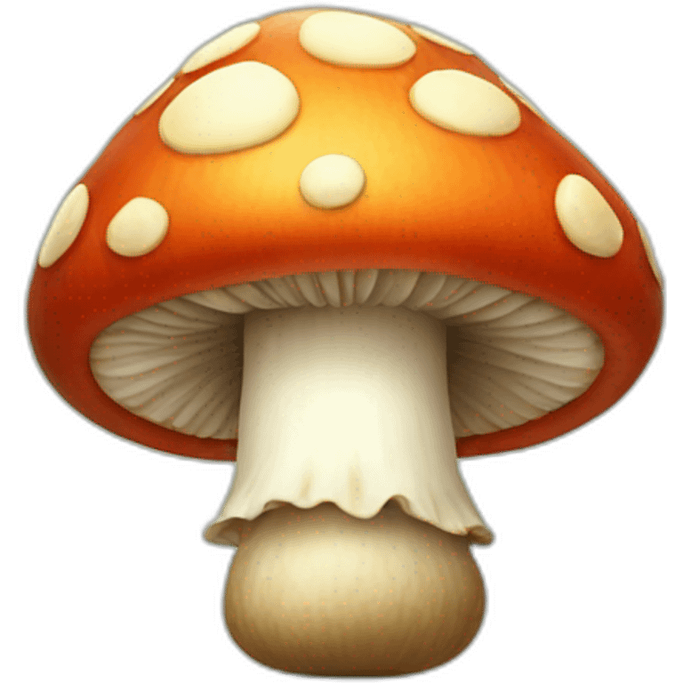 mushroom wearing crown emoji