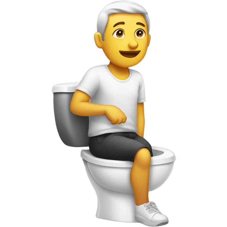 man in toilet  emoji