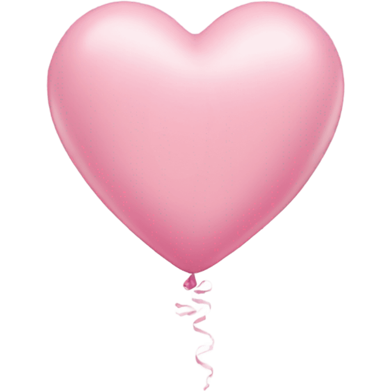 2 pastel pink heart balloons emoji