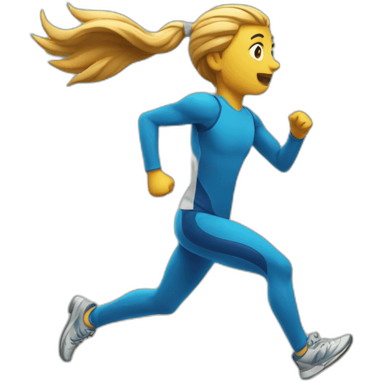 running emoji