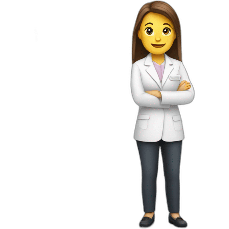 female life insurance advisor giving advice emoji