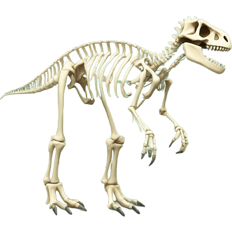 Dinosaur skeleton emoji