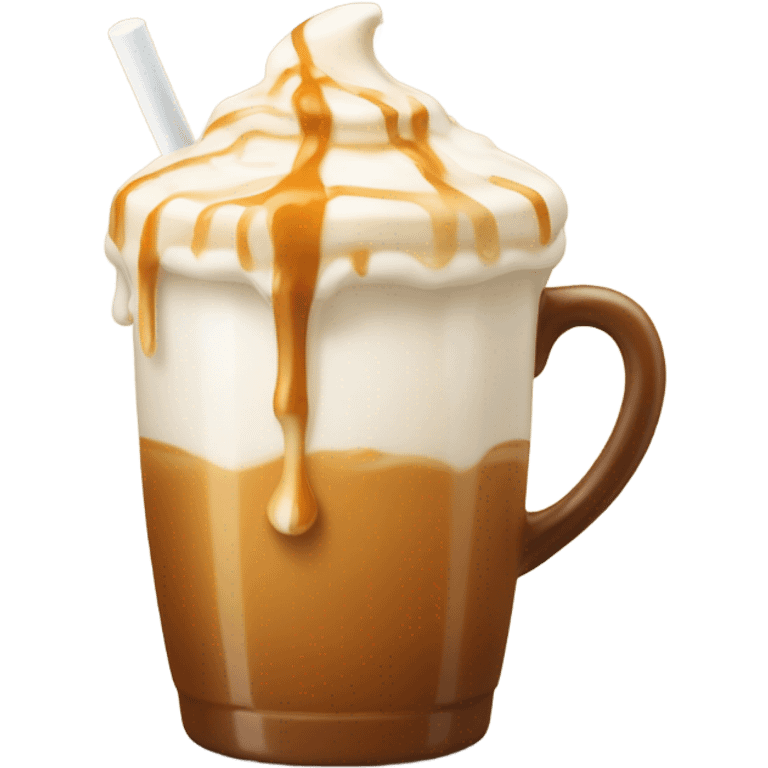 Hot caramel macchiato emoji