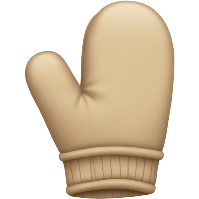 Beige mittens emoji