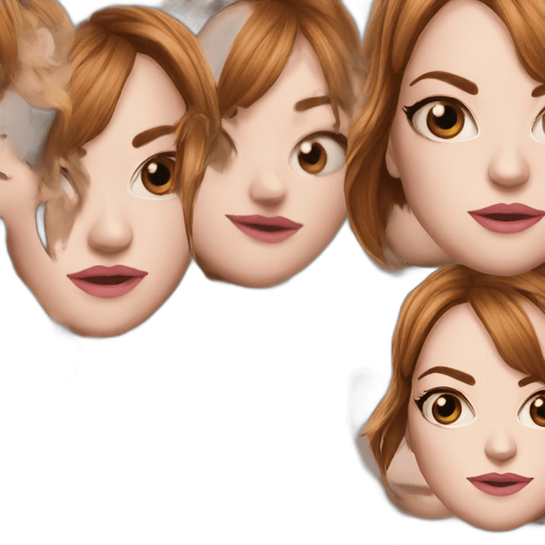 Emma stone rock emoji