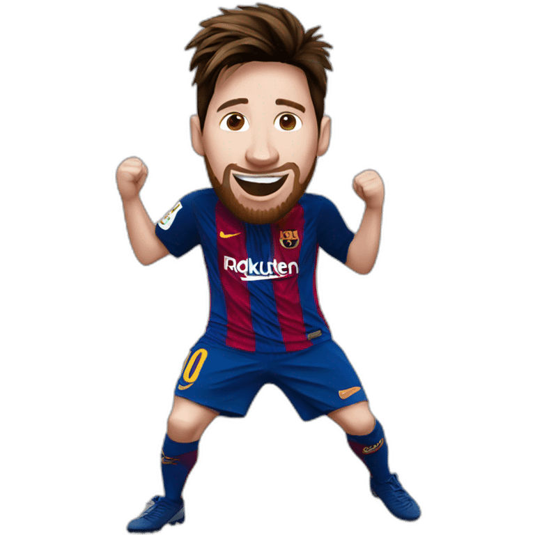 messi dancing emoji