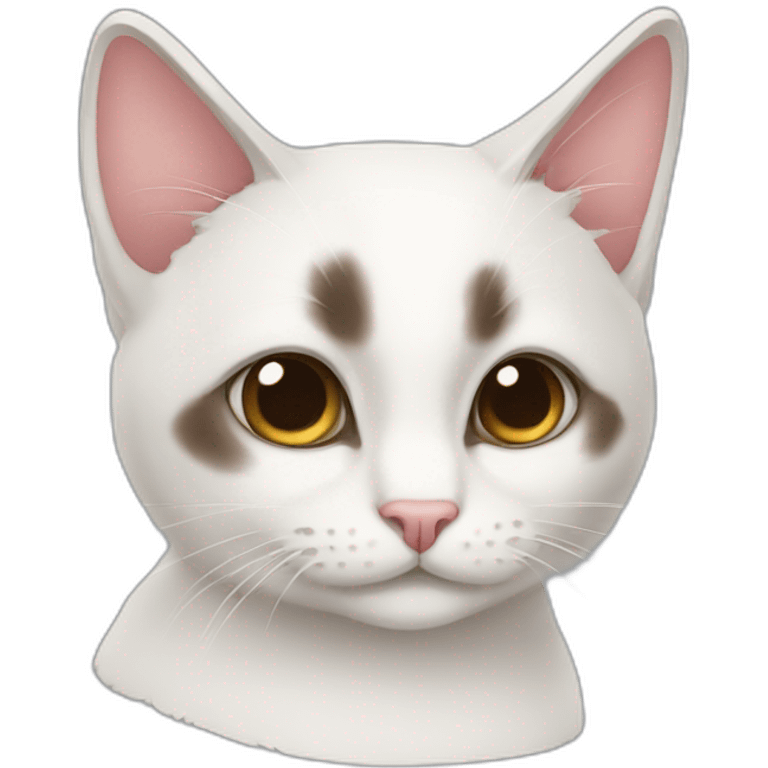 Snowshoe cat emoji