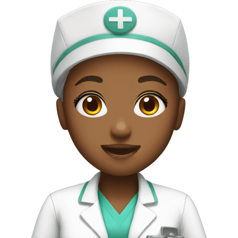 Cute nurse emoji