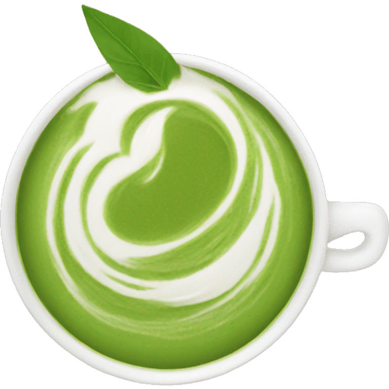 Matcha latte  emoji