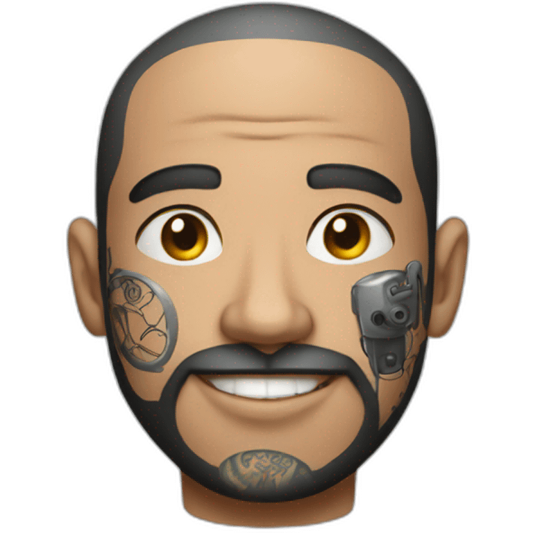 Man With Tattoo With Removal Machine emoji