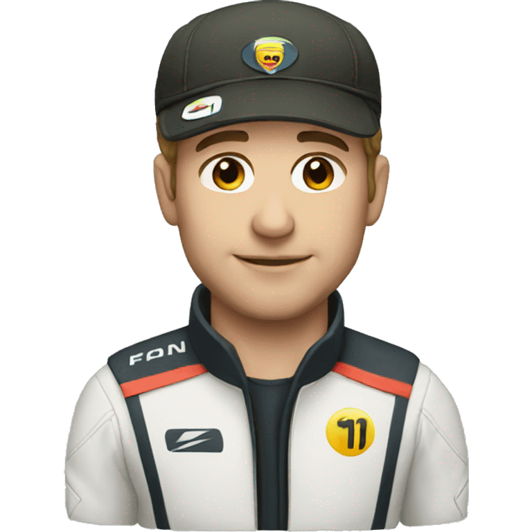 F1 pilot emoji