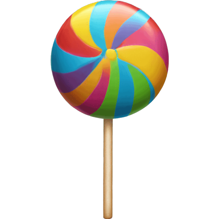 a spherical lollipop emoji