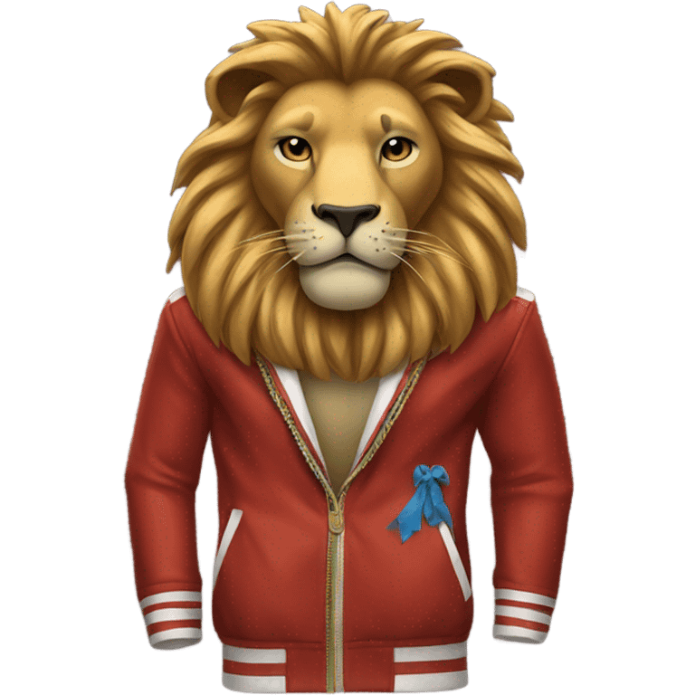 lion where boxing jacket  emoji