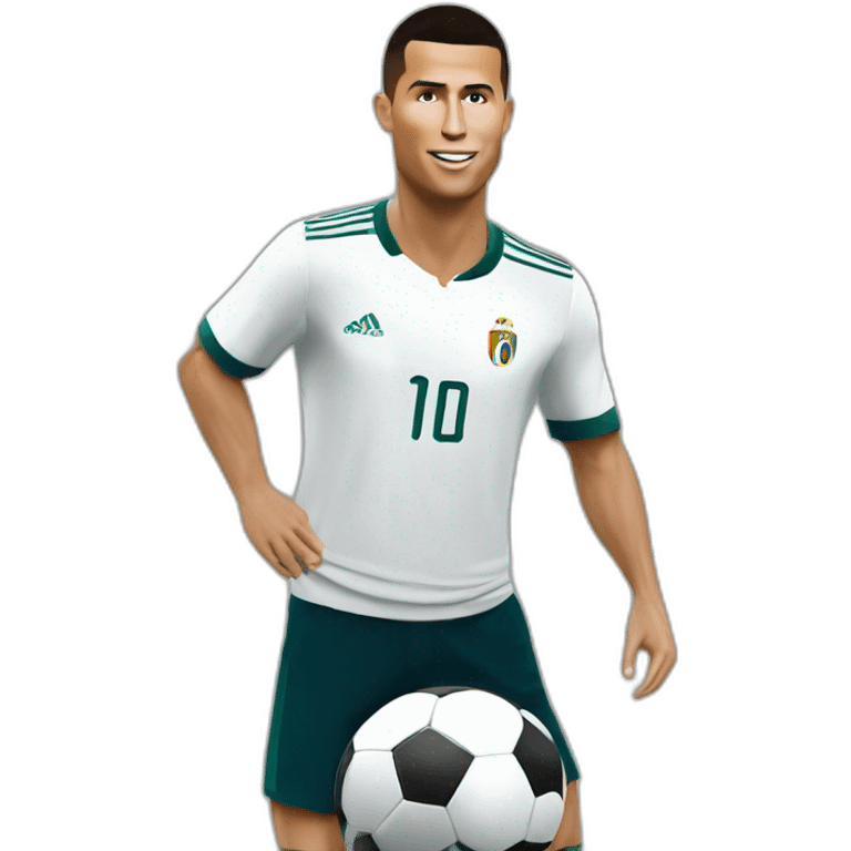 Ronaldo sur macron emoji