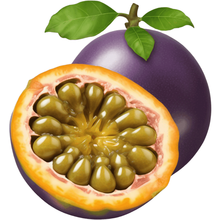 Passion fruit emoji